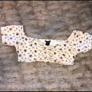 Forever21 Floral Crop Top